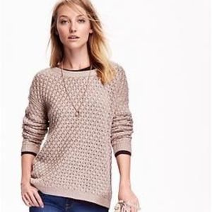 Old Navy Popcorn Stitch Loose Fall Winter Sweater